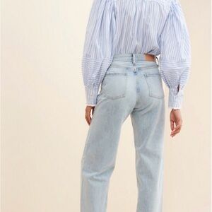 Pistola High Rise Light Blue Jeans